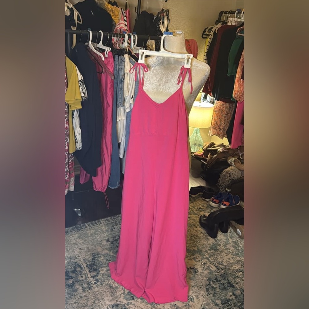 Old navy pink jumpsuit.